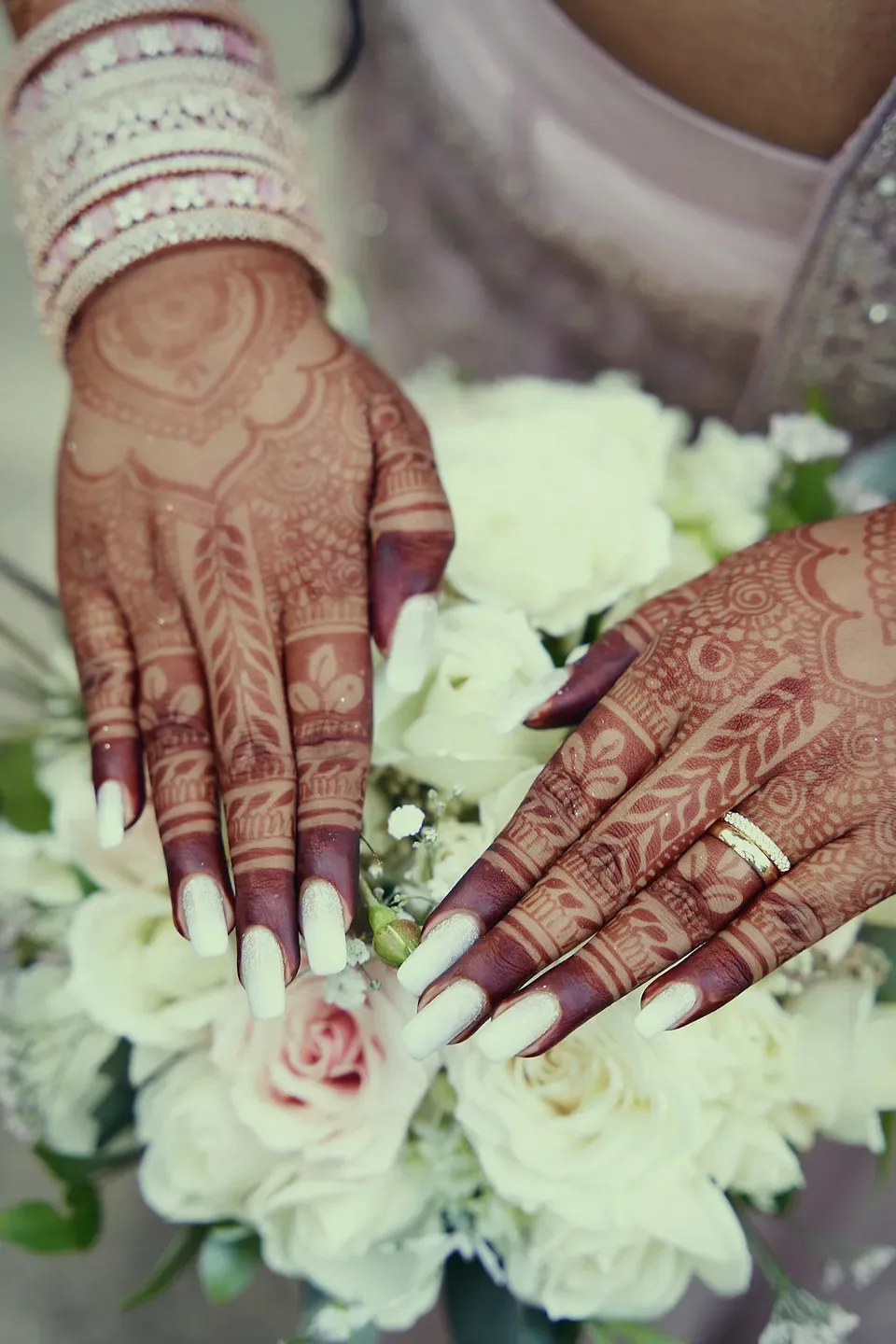 Henna and roses