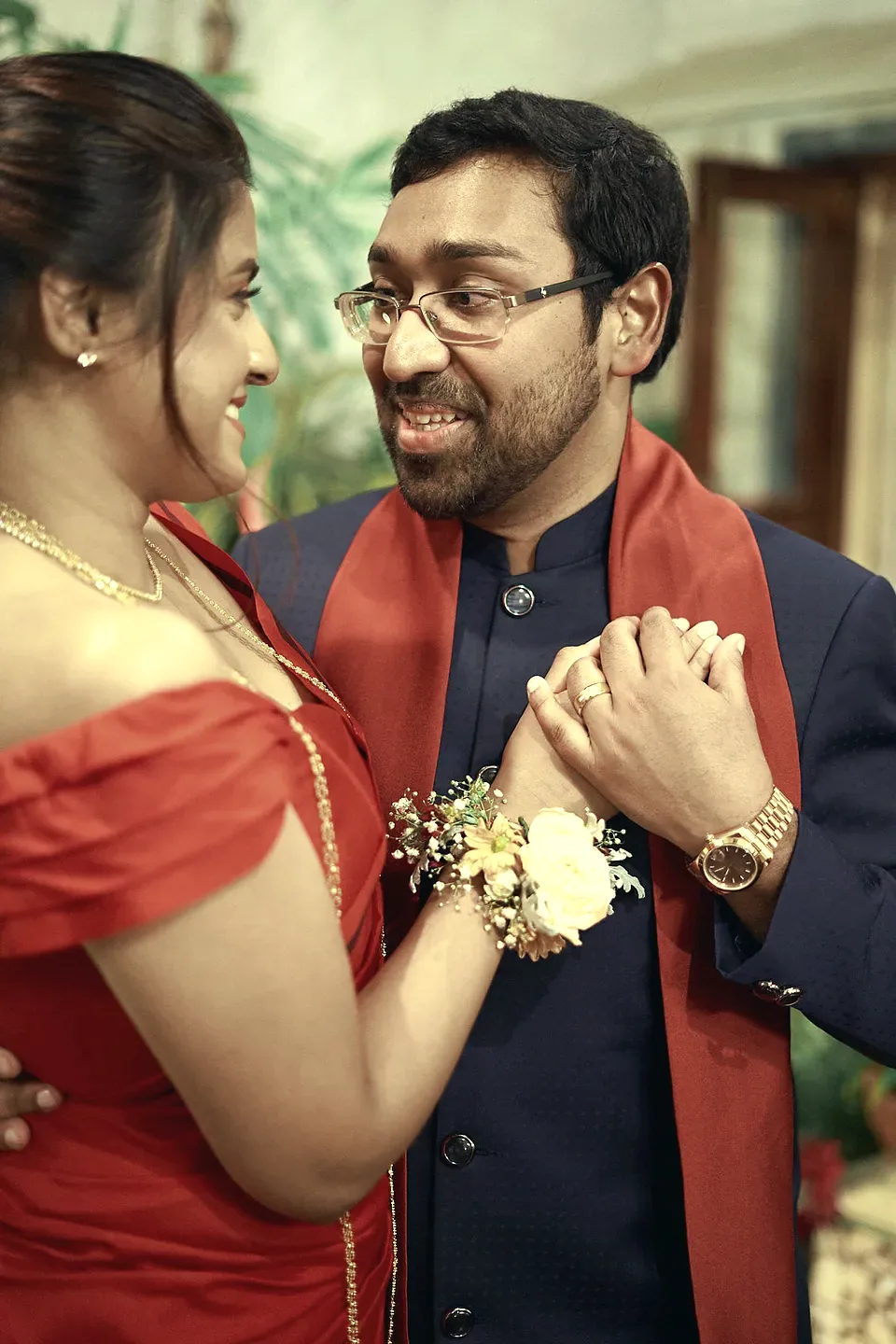 Tharindra and Maneka's homecoming